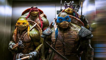 Ninja Turtles

Las gamberras y carismáticas tortugas de la serie animada original han sido infantilizadas digitalmente hasta el extremo en la franquicia que, nadie sabe muy bien cómo ni por qué, ya cuenta con dos entregas en su haber. Cowabunga.