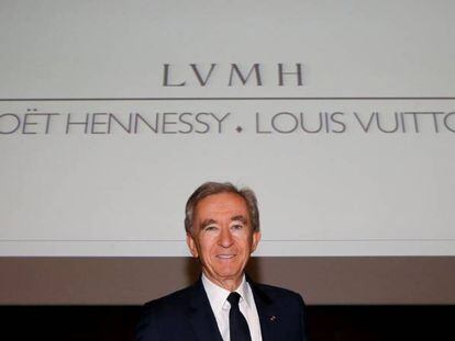 El presidente y consejero delegado de LVMH, Bernard Arnault 