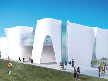 Proyecto de Toyo Ito para el Hermitage de Barcelona.