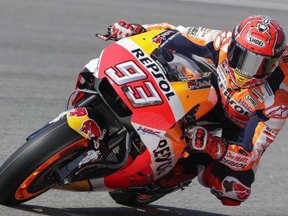 Marc Márquez, en Sepang.