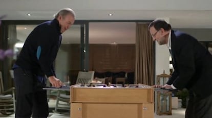 Bertín Osborne i Mariano Rajoy.
