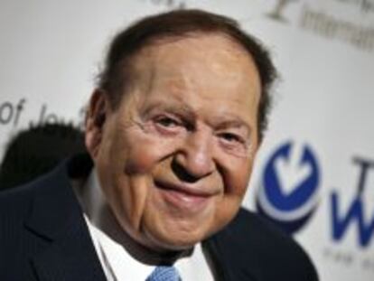 Sheldon Adelson, presidente de Las Vegas Sands, en una imagen tomada el mes pasado.