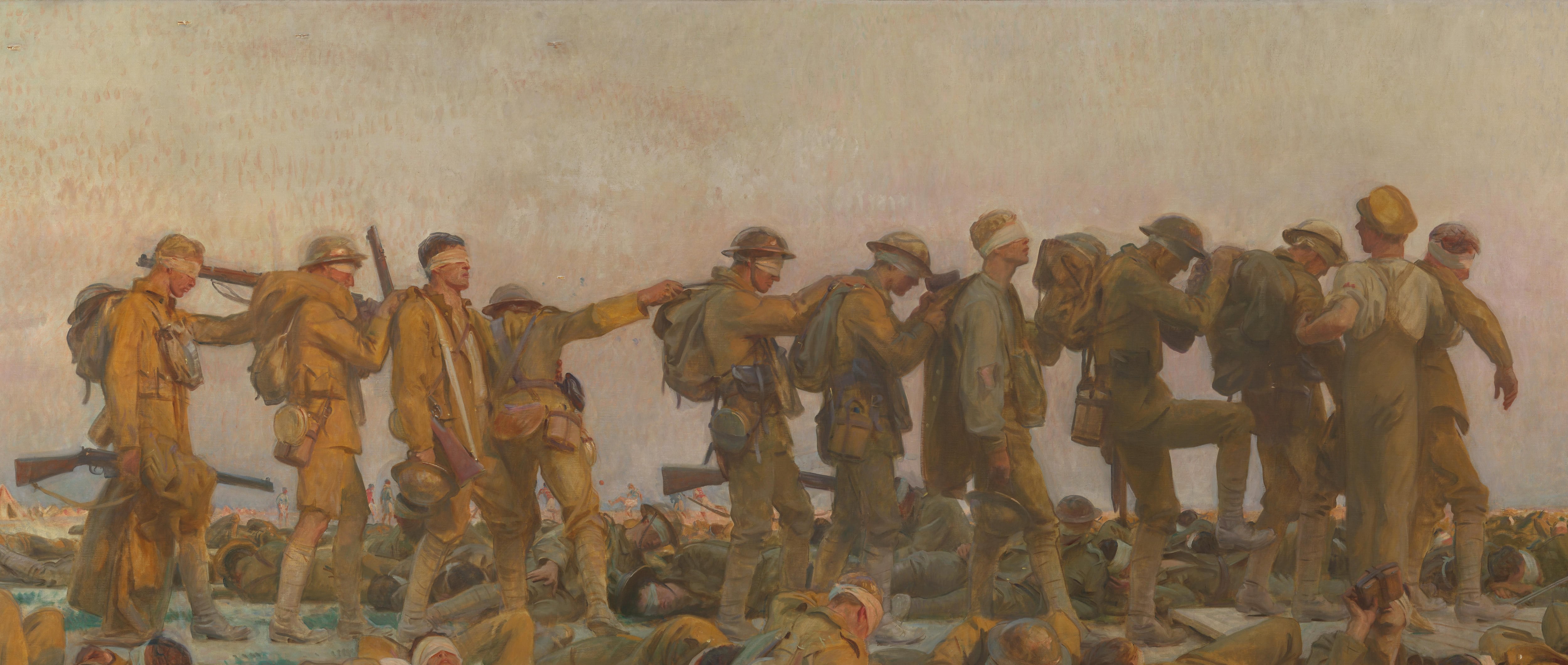 ‘Gaseados’, de Singer Sargent: la restauración de una obra maestra para narrar la guerra contemporánea
