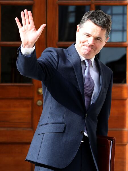 Paschal Donohoe, en una imagen de octubre de 2019.