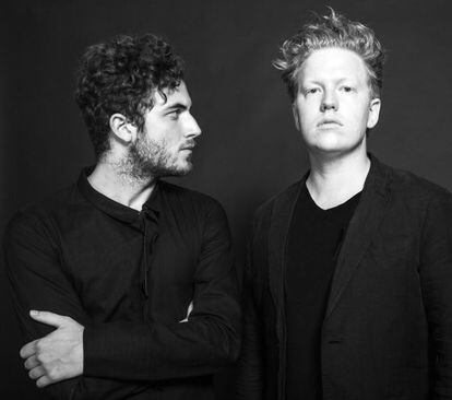 Nicolas Jaar y Dave Harrington, integrantes de Darkside.