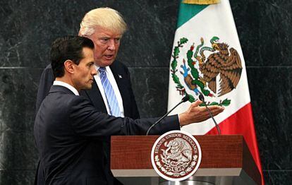 El d&iacute;a que Pe&ntilde;a Nieto recibi&oacute; a Trump.