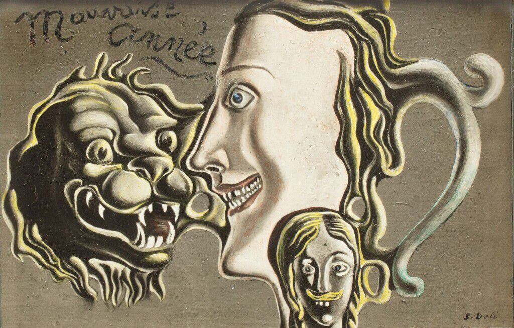 'Mauvaise Annèe', cuadro pintado por Salvador Dalí en 1939.