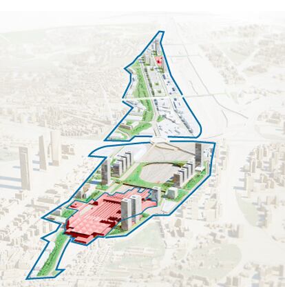 Gráfico explicativo del plan municipal Madrid Puerta Norte