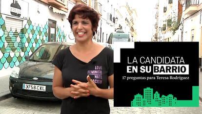 Vídeo | Teresa Rodríguez, en su barrio: “A mi madre no le hizo ninguna gracia que me metiera en política”
