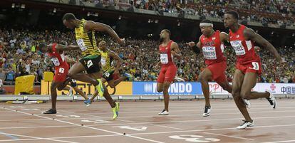 Usain Bolt, oro de los 100 metros masculinos
