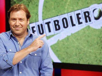 Enrique Marqu&eacute;s, presentador del espacio de Marca TV &#039;Futboleros&#039;