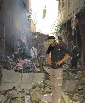 Los escombros y el terror son cotidianos en la vida de Bagdad.