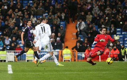 Bale marca ante Mari&ntilde;o el cuarto gol.