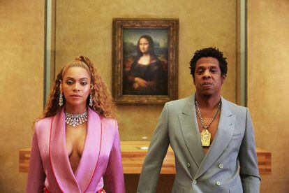 Beyoncé y Jay-Z, en el vídeo 'Apeshit'.