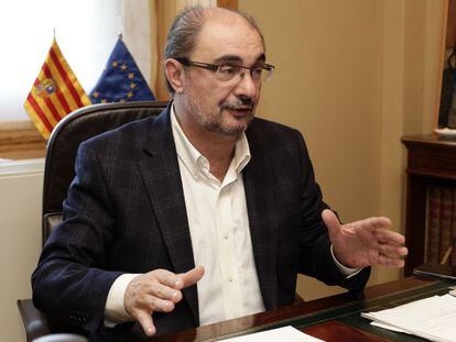 Javier Lamb&aacute;n, presidente de Arag&oacute;n.