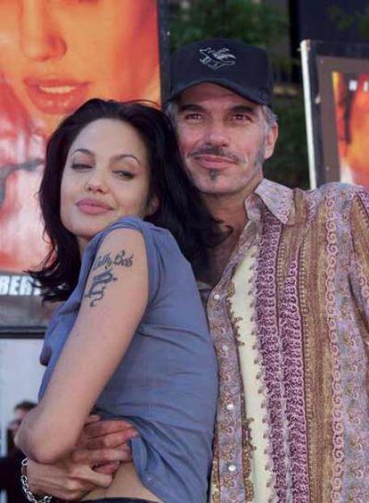 Angelina Jolie, con Billy Bob Thornton en junio pasado.