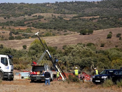 Trabajos de Berkeley en el área de Retortillo.