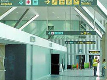 Sala de llegadas de pasajeros del Aeropuerto Central de Ciudad Real