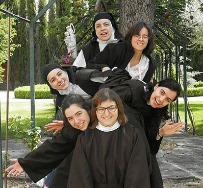 Una de las fotos que las carmelitas de Valladolid, monjas de clausura, muestran en su página web.