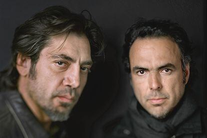 El actor, con el director Alejandro González Iñárritu ('Amores perros', '21 gramos', 'Babel').