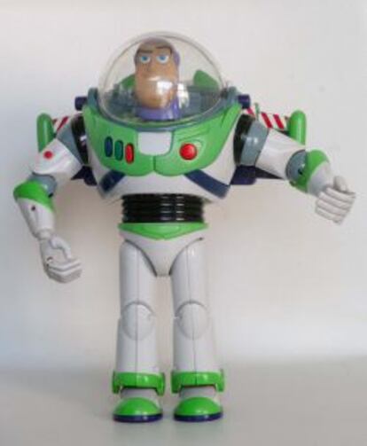 Buzz Lightyear, uno de los objetos que adornan el despacho de Chiqui Búa