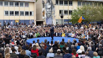 Junts asegura que Puigdemont logró movilizar a más de 2000 personas el sábado pasado en un acto en Elna, en el sur de Francia.