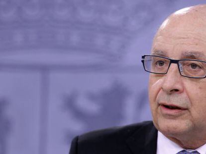 El ministro de Hacienda en funciones, Crist&oacute;bal Montoro. 