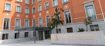 Sede del Ministerio de Asuntos Exteriores en la plaza Marqués de Salamanca, en una imagen oficial.