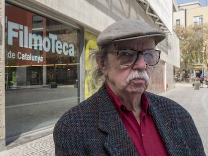 Noël Burch, a la Filmoteca, a Barcelona.