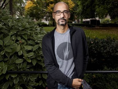 El escritor estadounidense de origen dominicano Junot Díaz, en 2013 en Nueva York.