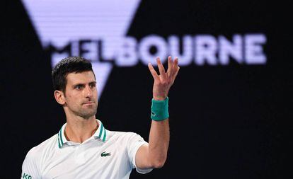 El tenista Djokovic. AFP