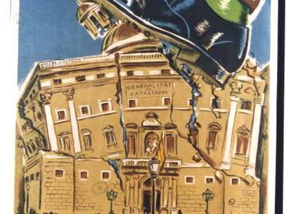 Cartell de Cristóbal Arteche per a les eleccions de febrer del 1936. 