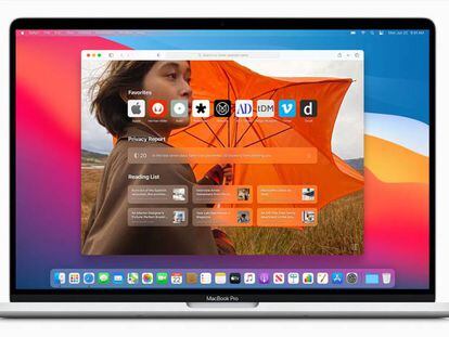 MacBook Pro con Big Sur instalado.