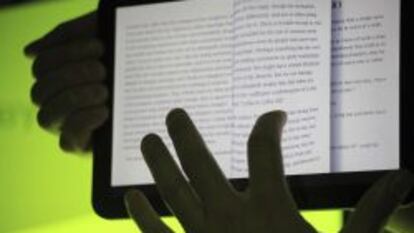 Un usuario de libro electrónico.