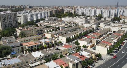 La barriada sevillana de La Corza, uno de los ocho proyectos piloto. 