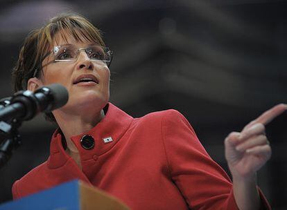 Sarah Palin, en un acto celebrado el 29 de septiembre en Columbus (Ohio).