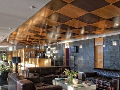 Interior del Hotel Best Western Alfa Aeropuerto, situado al lado del aer&oacute;dromo de El Prat (Barcelona).