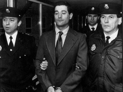 José Antonio Rodríguez Vega, acusado del asesinato y violación de varias ancianas, durante el juicio en Santander.