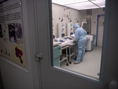 Un laboratorio de células madre en la ciudad alemana de Tubinga.