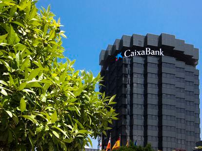 Sede  de CaixaBank en Barcelona.