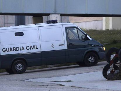 Un furgó de la Guardia Civil en una imatge d'arxiu.