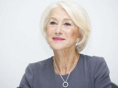 Helen Mirren en una entrevista a finales de 2015.