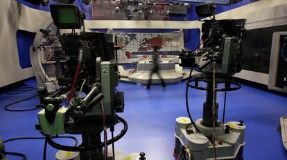 Un estudio de informativos de TV-3.
