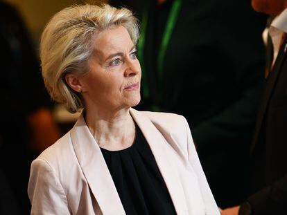 Ursula von der Leyen, este sábado en la Conferencia de Seguridad celebrada en Múnich.