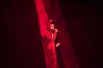Actuació de The Weeknd a la presentació de l'‘streaming’ d'Apple Music.