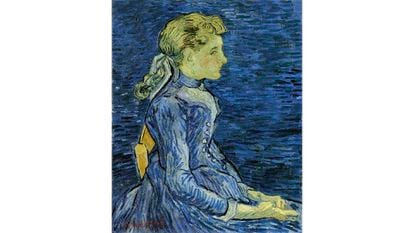 'Adeline Ravoux', 1890, Vincent van Gogh, óleo sobre lienzco, 67 x 55 cm, colección privada. Cortesía de HomeArt.