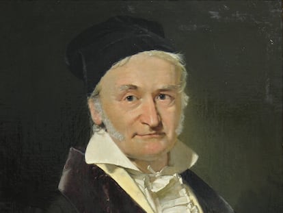 Carl Friedrich Gauss, en un retrato realizado en 1840 por Christian Albrecht Jensen.