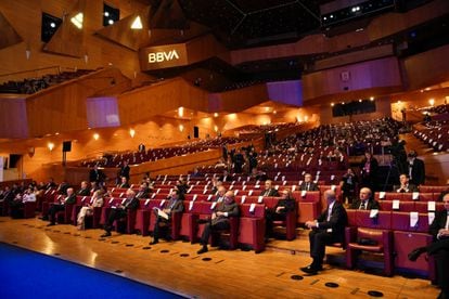 Junta de accionistas del BBVA de 2020 en Bilbao