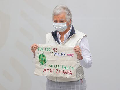 Olga Sánchez Cordero en septiembre de 2020, en Ciudad de México.