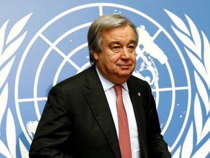 El secretario general de la ONU, Antonio Guterres, en una foto de archivo.